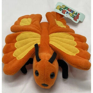 VTG Plush Creations Betsy Butterfly Bean Bag Friends Stuffed Animal 1996 RARE